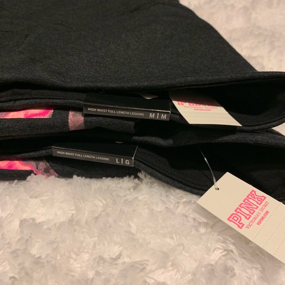 💖VS Pink Pink Tie Dye Leggings - Picture 7 of 7